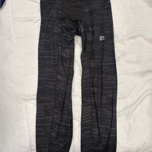 RBX Black and Gray Compression Leggings